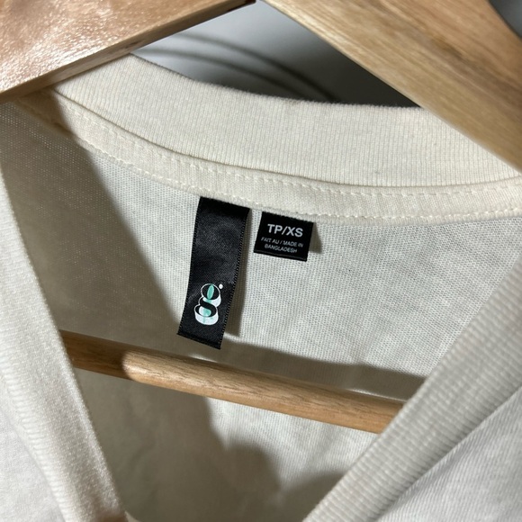 g Cropped Graphic Tank, Bright Future w/ Pleat Detail Tie Dye Edgy Design XS - Picture 3 of 6